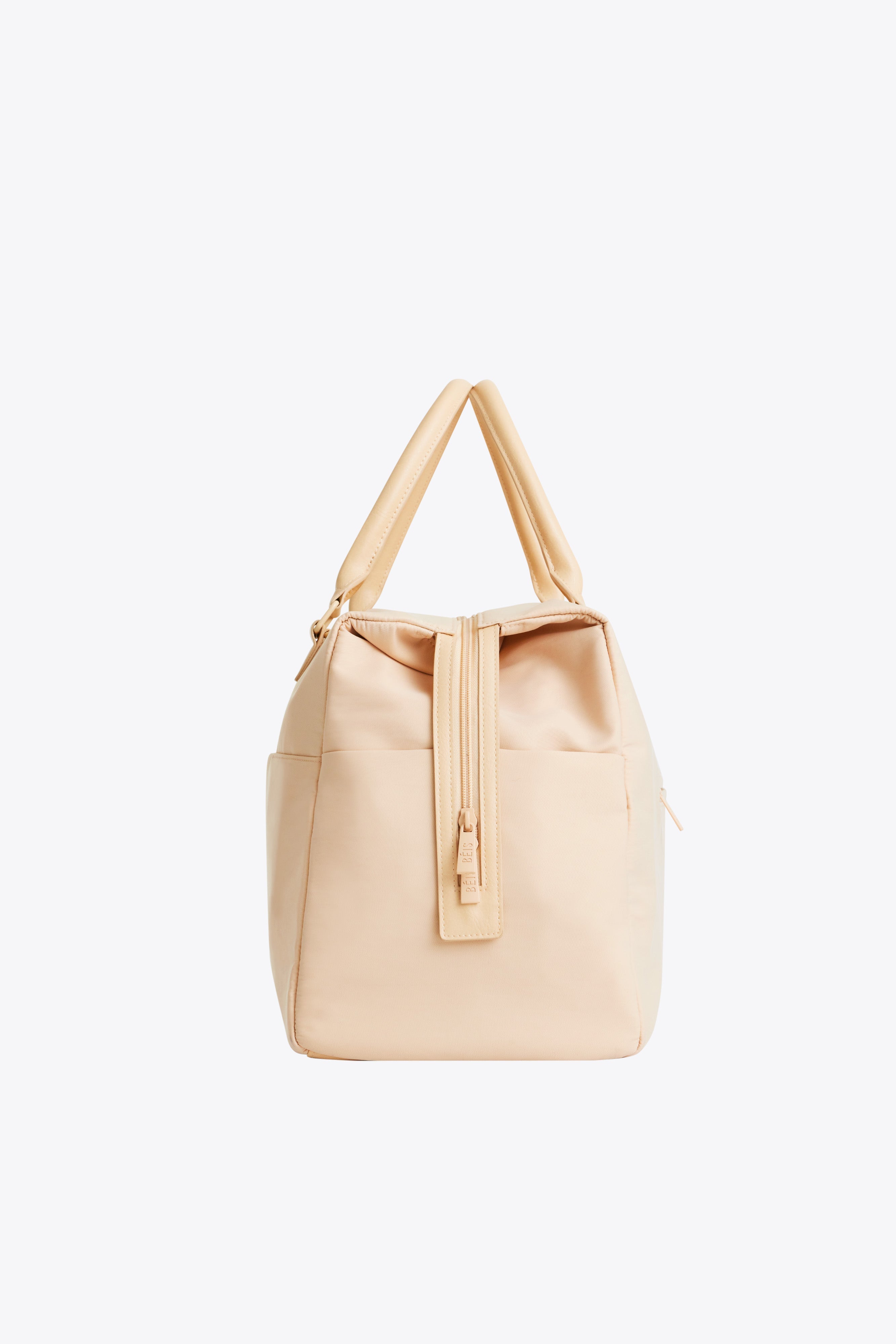 Premium Beige Commuter Duffle Bag - Waterproof Travel Gym Bag for Men & Women - Perfect for Work, Gym, Weekend Getaways & Business Trips