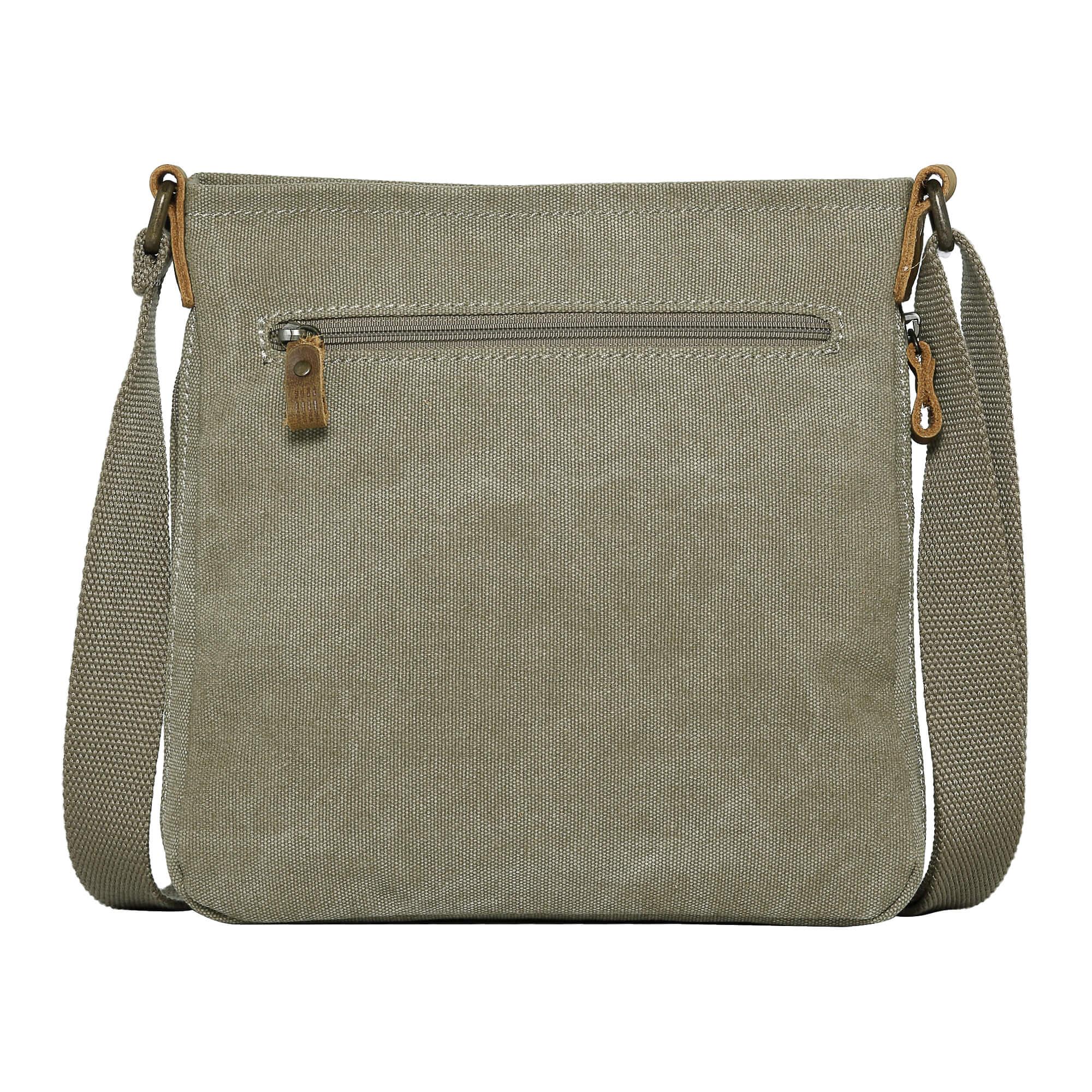 Troop London Classic Canvas Crossbody Bag for Men & Women - Stylish & Durable Shoulder Bag for Travel, Work & Everyday Use