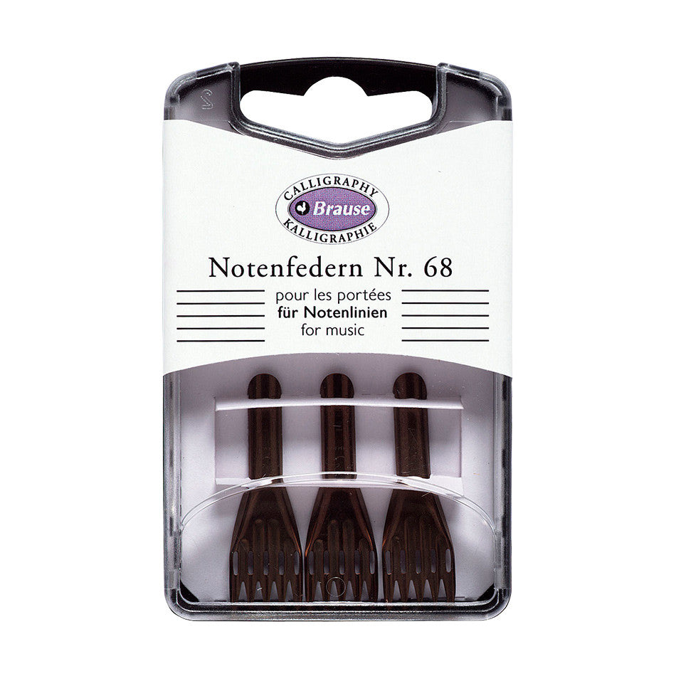 Brause Calligraphy Nib Set - 3 Premium Metal Nibs for Dip Pens | Perfect for Hand Lettering, Wedding Invitations & Artistic Writing
