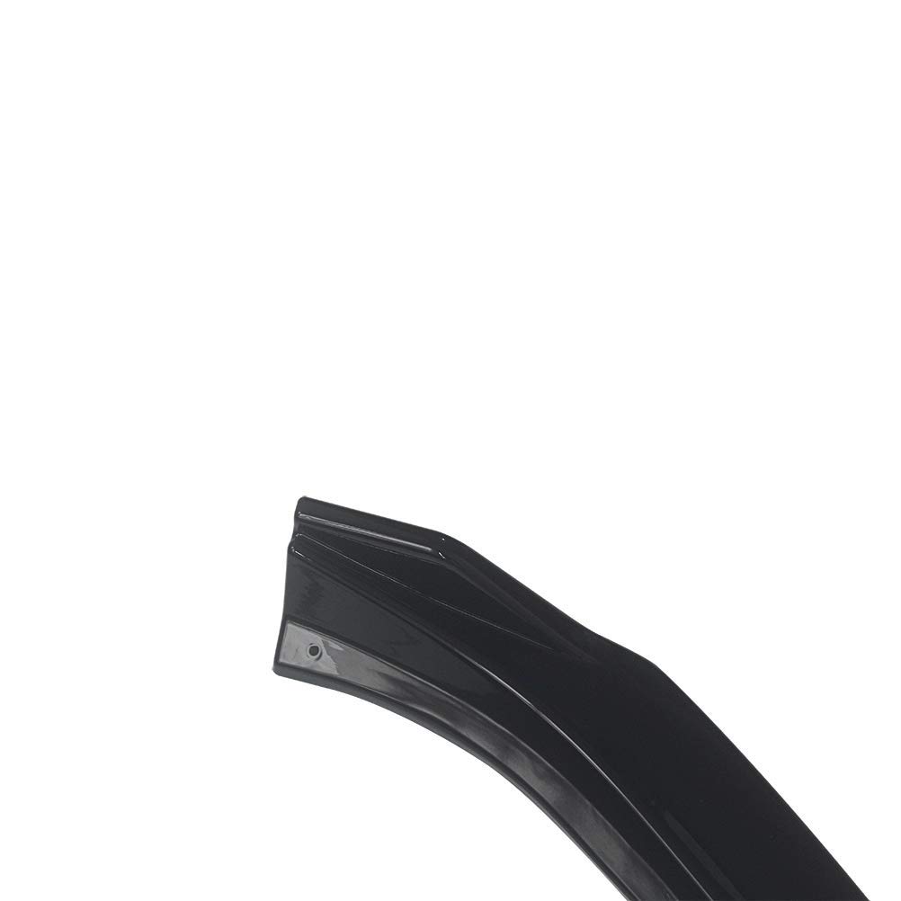 YOUNGERCAR Front Bumper Lip for Mazda 3 Axela 2017-2018 - Gloss Black PP for Sporty Look