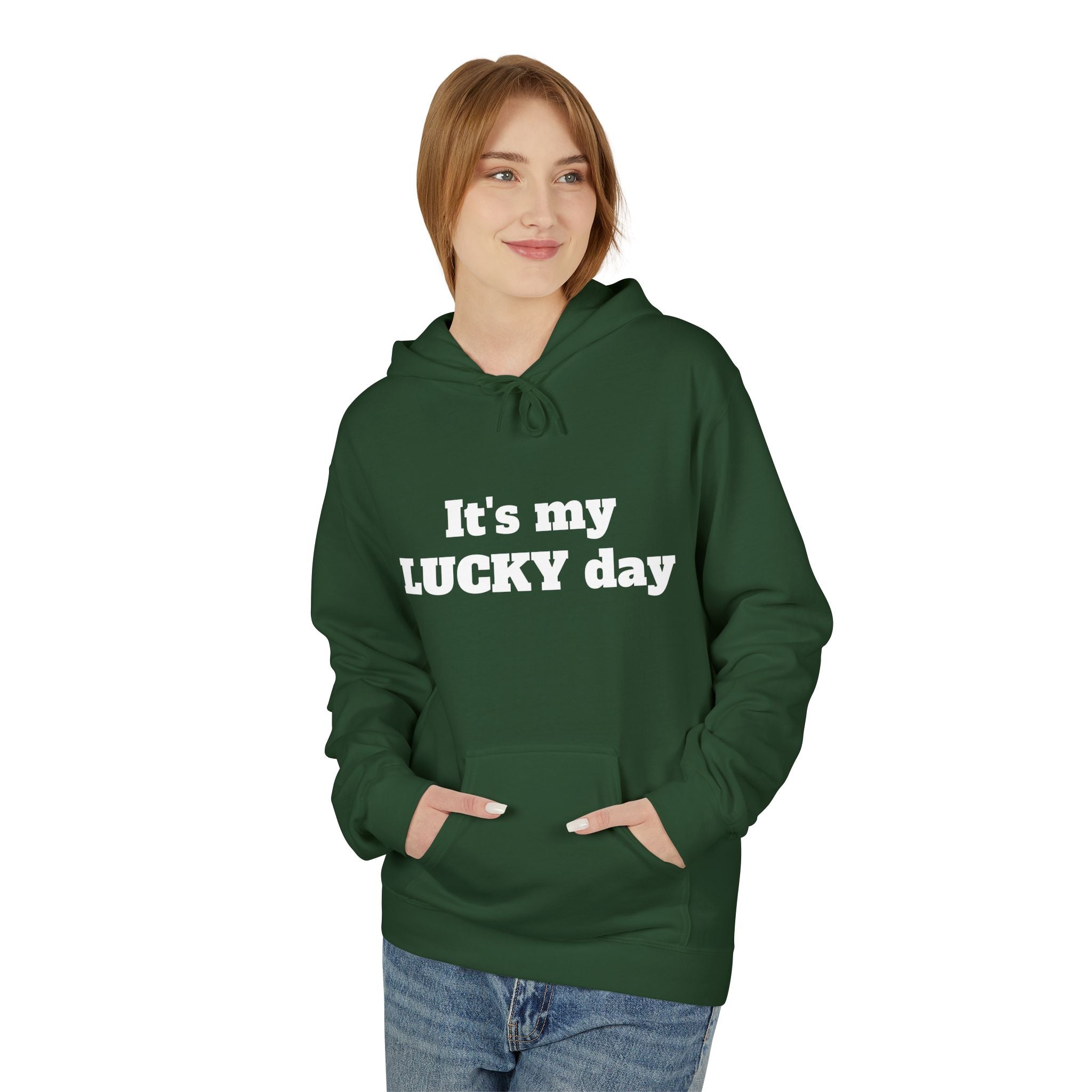 It's My Lucky Day Hoodie - Cozy Pullover Sweatshirt for Men & Women | Perfect for Casual Wear, Street Style & Everyday Comfort