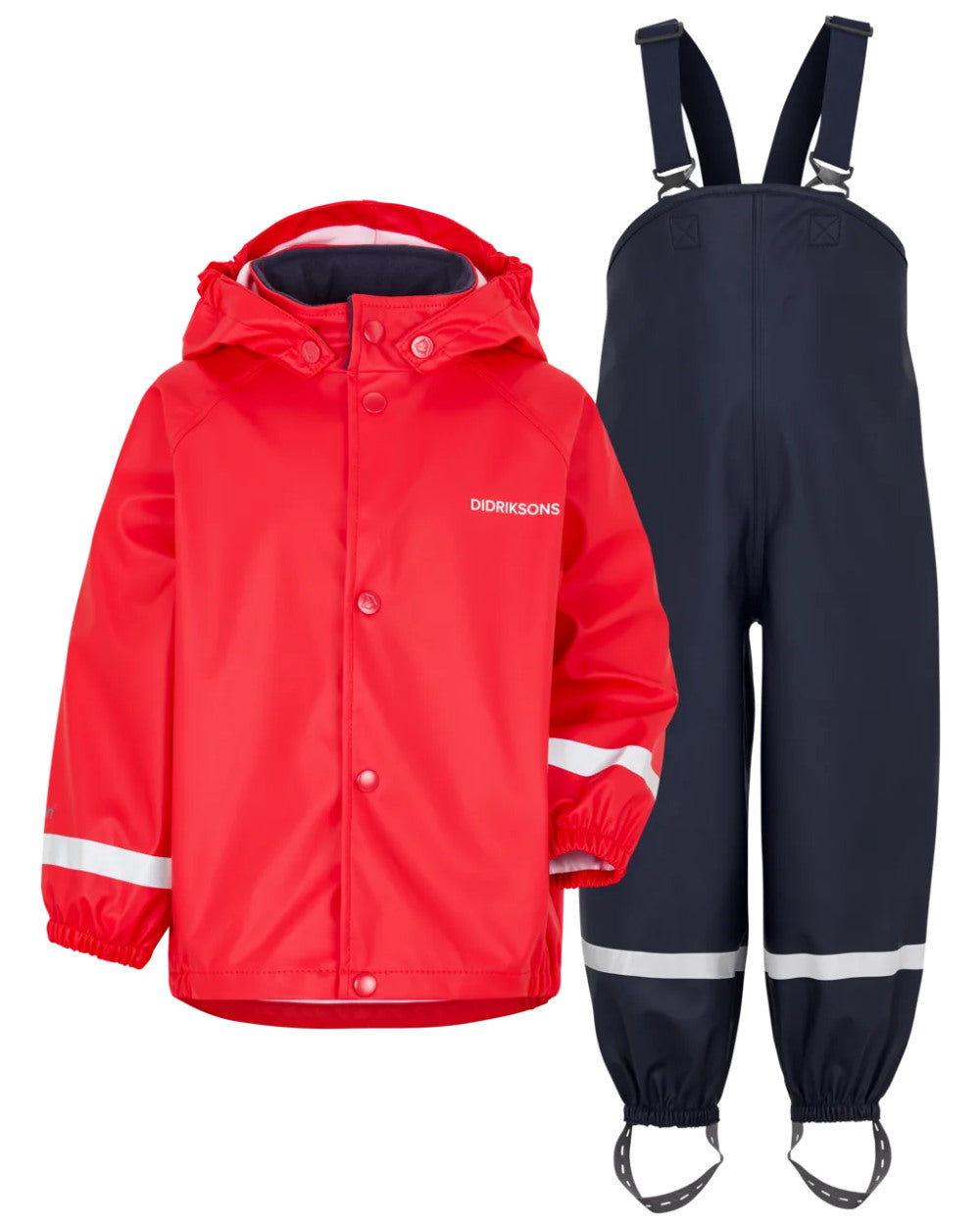 Didriksons Slaskeman Kids Waterproof Jacket & Pants Set - Windproof & Breathable Outdoor Gear for Boys & Girls - Perfect for Rainy Days, Hiking & School Play