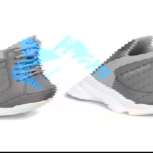 Dexter Men's Ricky IV Grey Blue Bowling Shoes - Comfortable & Durable for Professional & Casual Bowling - Perfect for League Play & Practice Sessions