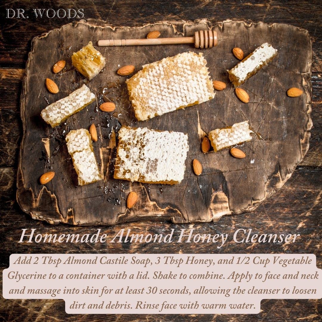 Pure Almond Castile Soap - Organic, Vegan & Unscented for Sensitive Skin | Hand Wash, Body Wash & Baby Care | Perfect for Eco-Friendly Home & Travel Use