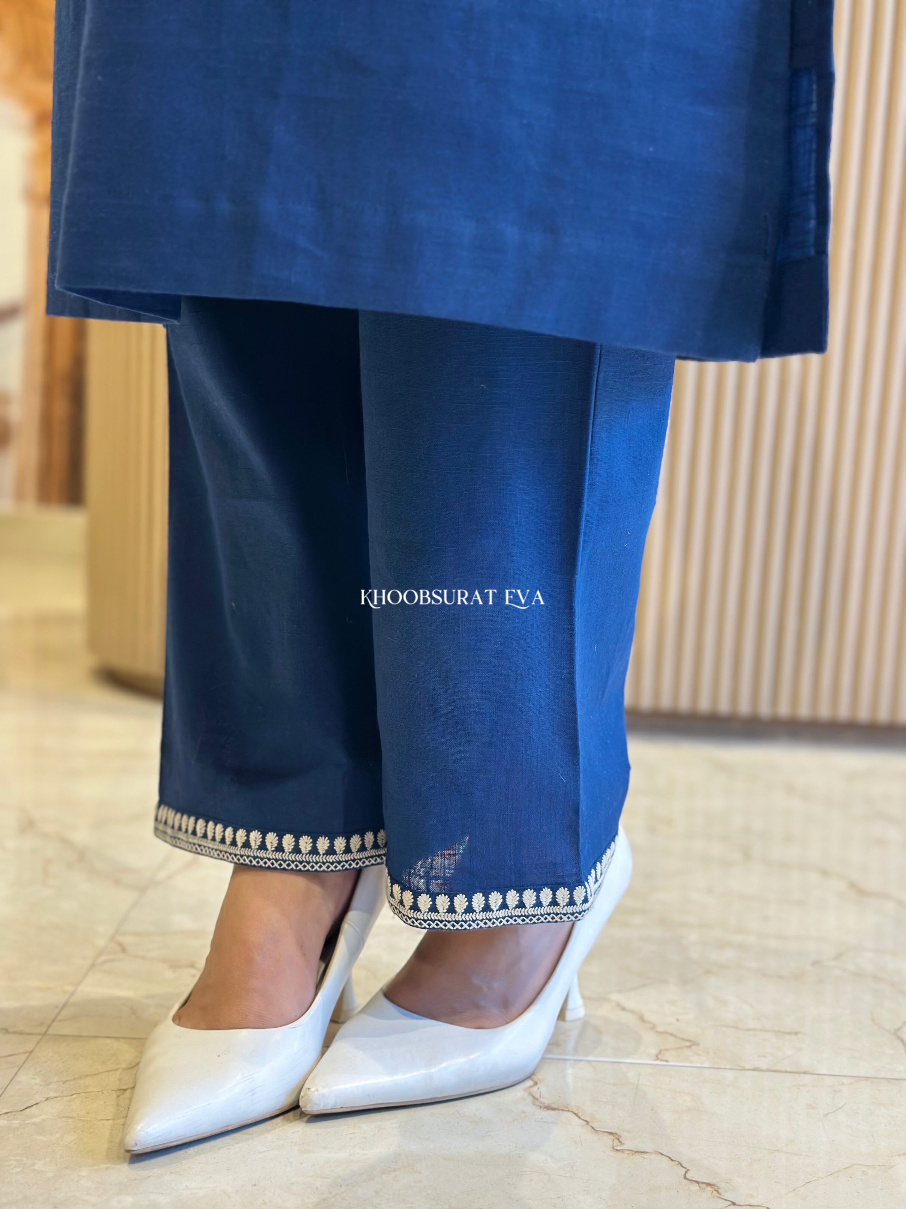 Elegant Mimi Royal Blue Kurta Set for Women | Stylish Indian Ethnic Wear | Perfect for Festivals, Weddings & Parties