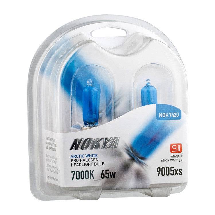 Nokya Arctic White 9005XS LED Light Bulbs 7000K 65W - Super Bright Xenon White Headlight Bulbs for Cars, Trucks & SUVs - Perfect for Night Driving and Foggy Conditions