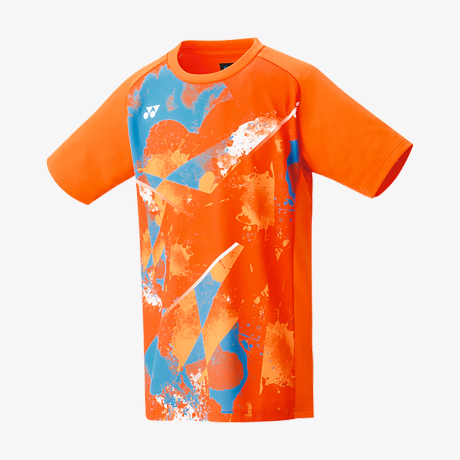 Yonex Junior Tennis Shirt 16696JBORJ - Bright Orange Performance Top for Kids & Youth - Perfect for Tennis, Training & Sports Activities