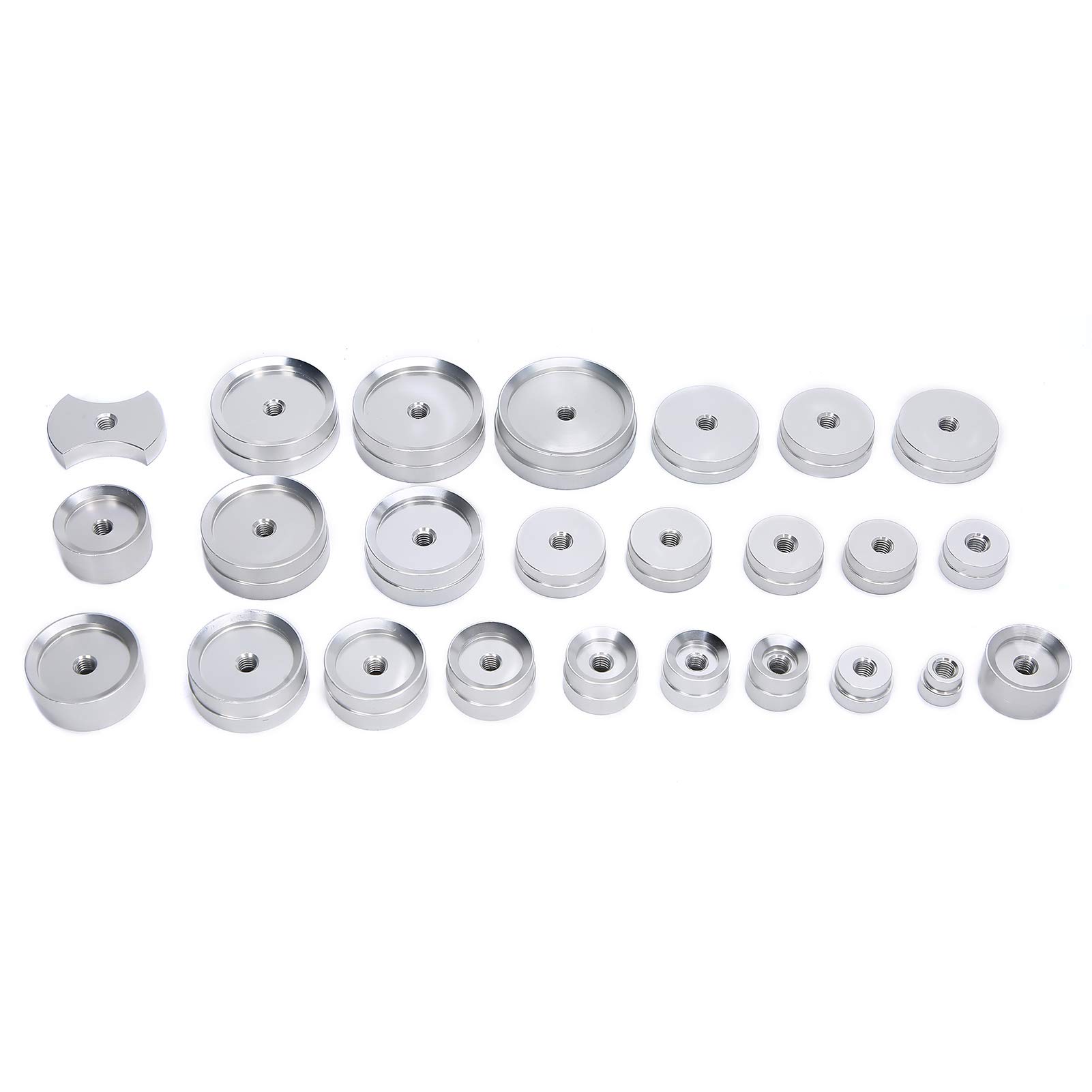 Jovenn Watch Cover Pressing Machine Dies - 25pcs Durable for Watch Repair & Back Case Closing