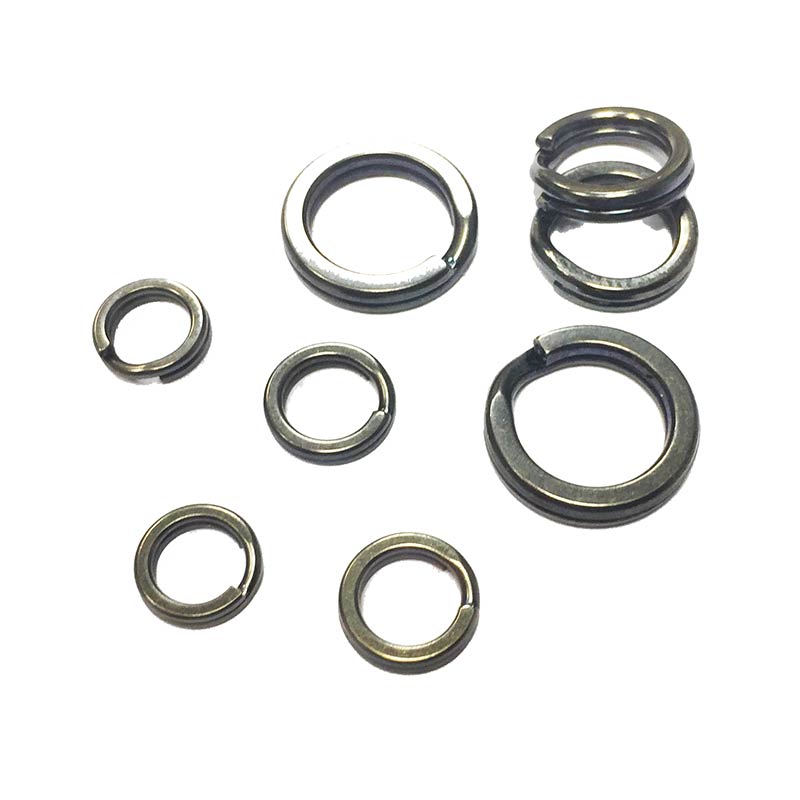Premium Heavy Duty Split Rings by Cox & Rawle - Durable Stainless Steel Key Rings for Keys, Lanyards, Fishing Tackle & Outdoor Gear (Pack of 50) - Ideal for Keychains, Dog Tags, Camping & Marine Use