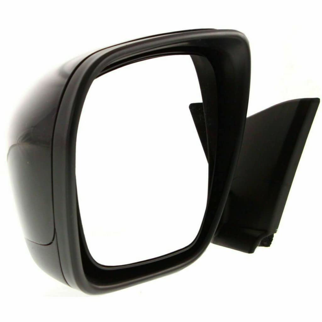 2006-2010 Mazda 5 Power Folding Side Mirrors Pair - Driver & Passenger Side Non-Heated Smooth Black Replacement (MA1320149/MA1321149, CC4369180E/CC4369120D) - Perfect for Parking in Tight Spaces & Enhanced Visibility