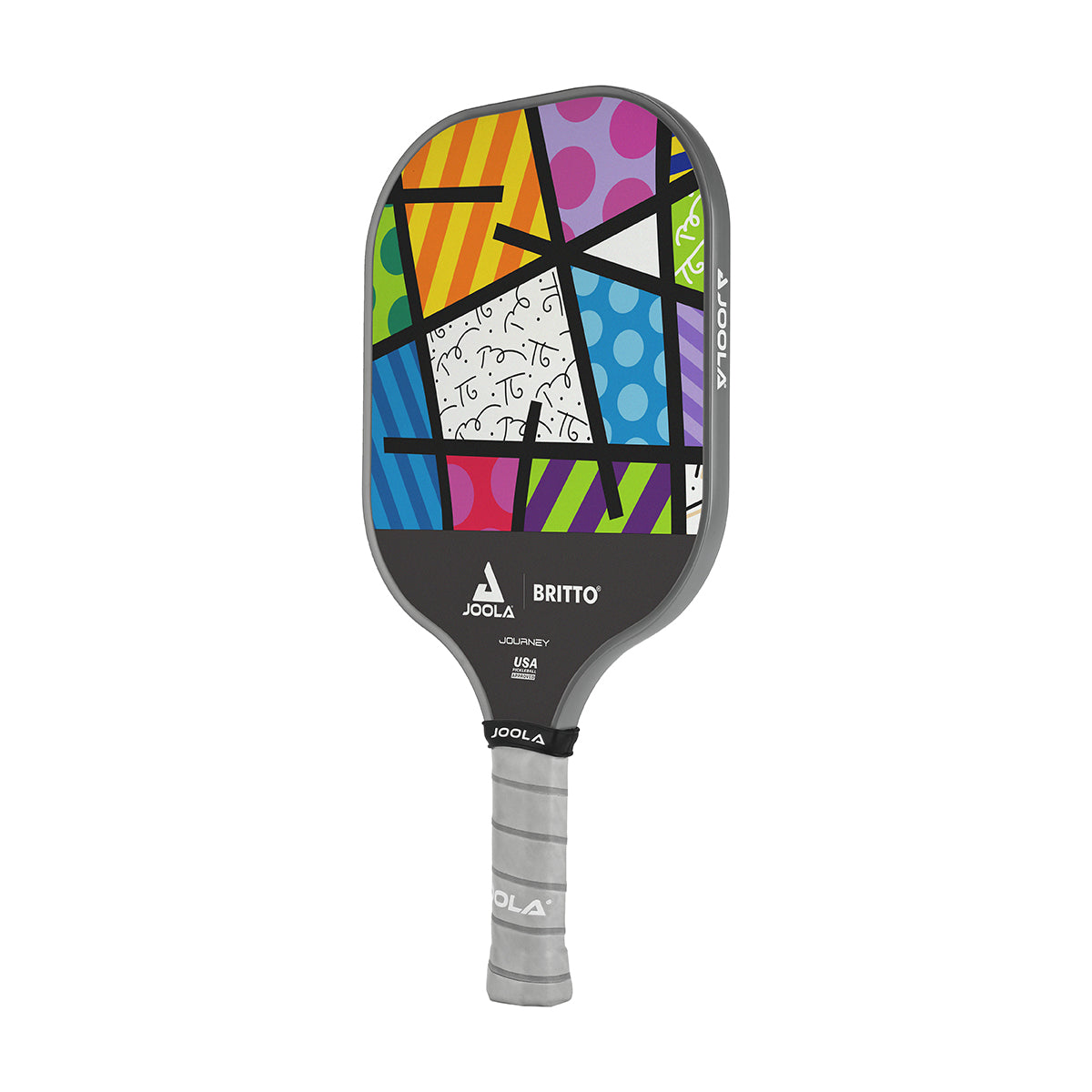 JOOLA BRITTO Pickleball Paddle - Premium Carbon Fiber Surface with Cushion Grip - USA Pickleball Approved for Tournament Play - Perfect for Indoor & Outdoor Courts, Recreational & Competitive Players