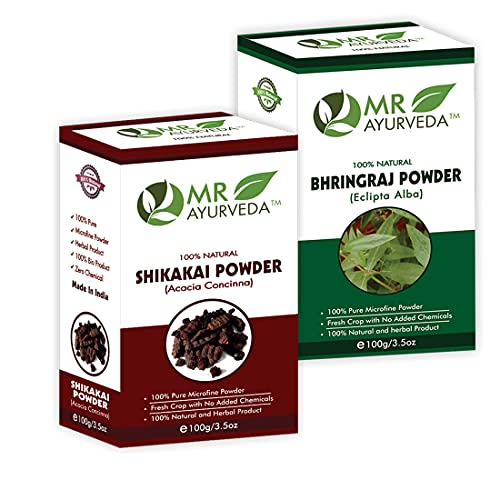 Bhringraj Powder + Shikakai Powder