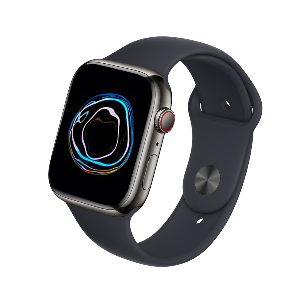 Apple Watch Series 8 (GPS + Cellular) 45mm Aluminum Case with Sport Band - Smartwatch for Fitness Tracking, Heart Rate Monitoring & Calls - Perfect for Workouts, Running & Daily Use