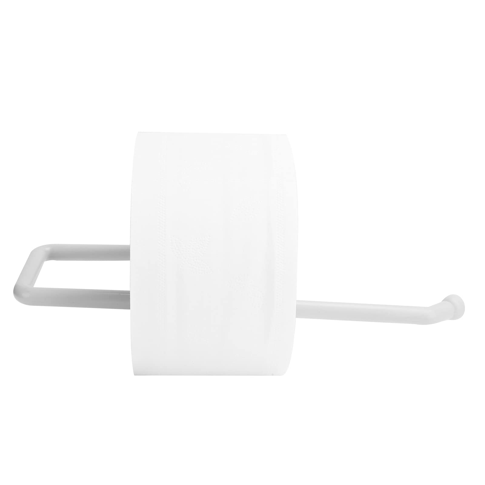 Wall Mounted Paper Towel Holder - Waterproof, Heavy Duty, Self-Adhesive Roll Paper Rack for Kitchen & Bathroom - Easy Installation, Durable White Design - Perfect for Countertop Organization & Space Saving