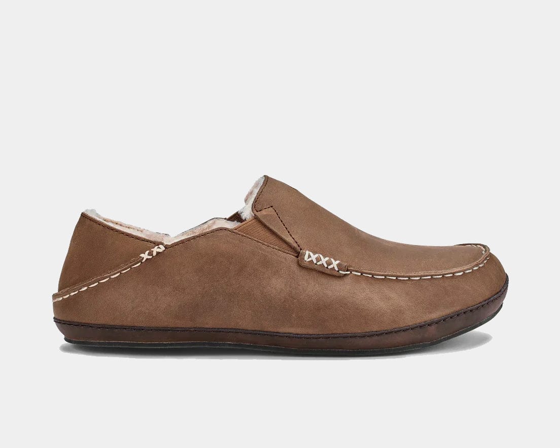 Olukai Moloa Men's Slip-On Sandals - Comfortable Waterproof Slippers for Beach, Pool & Outdoor Relaxation