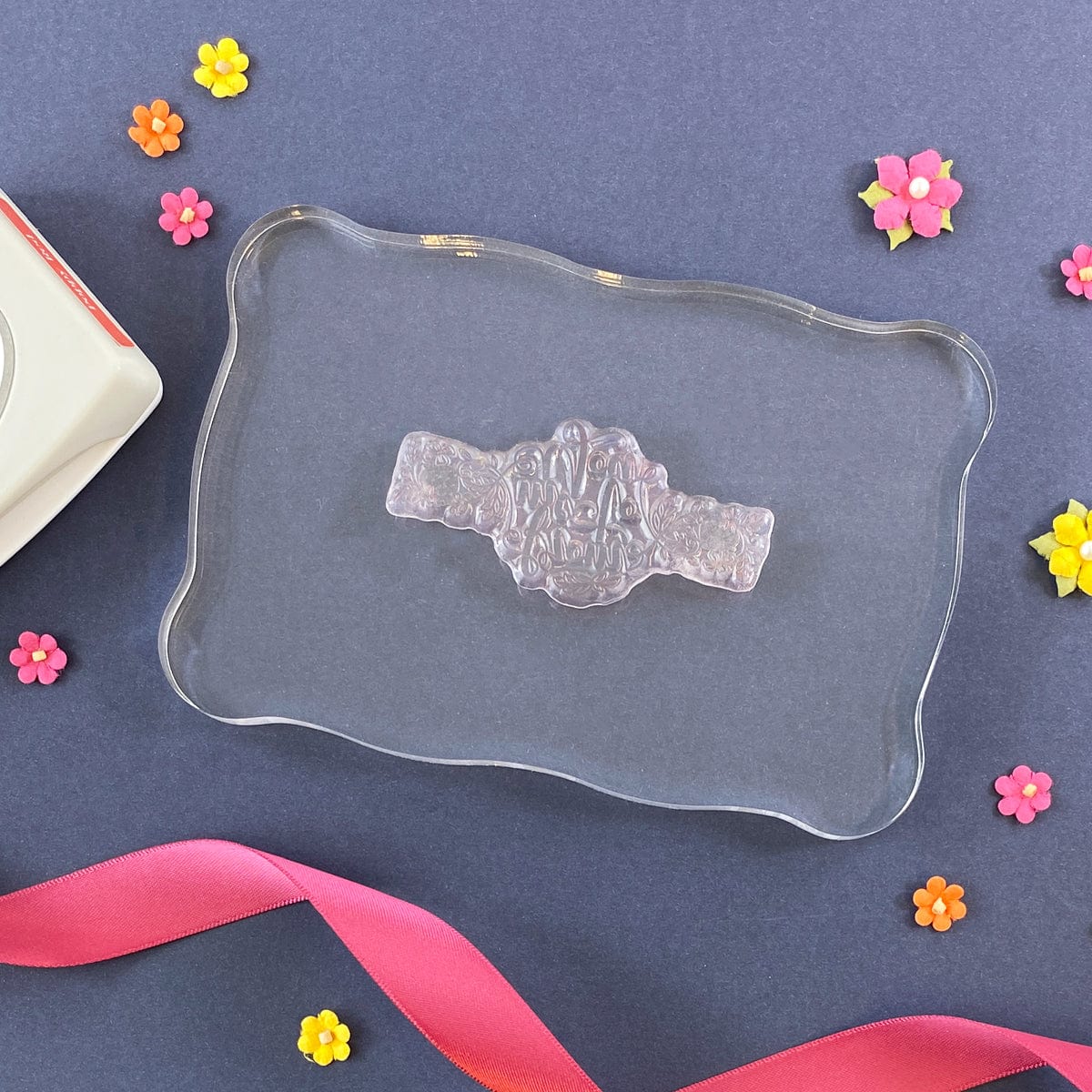 4x6 Acrylic Stamping Block for Card Making & Scrapbooking - Clear Crafting Tool for DIY Stamps, Paper Crafts & Art Projects - Perfect for Handmade Greeting Cards, Journals & Home Decor