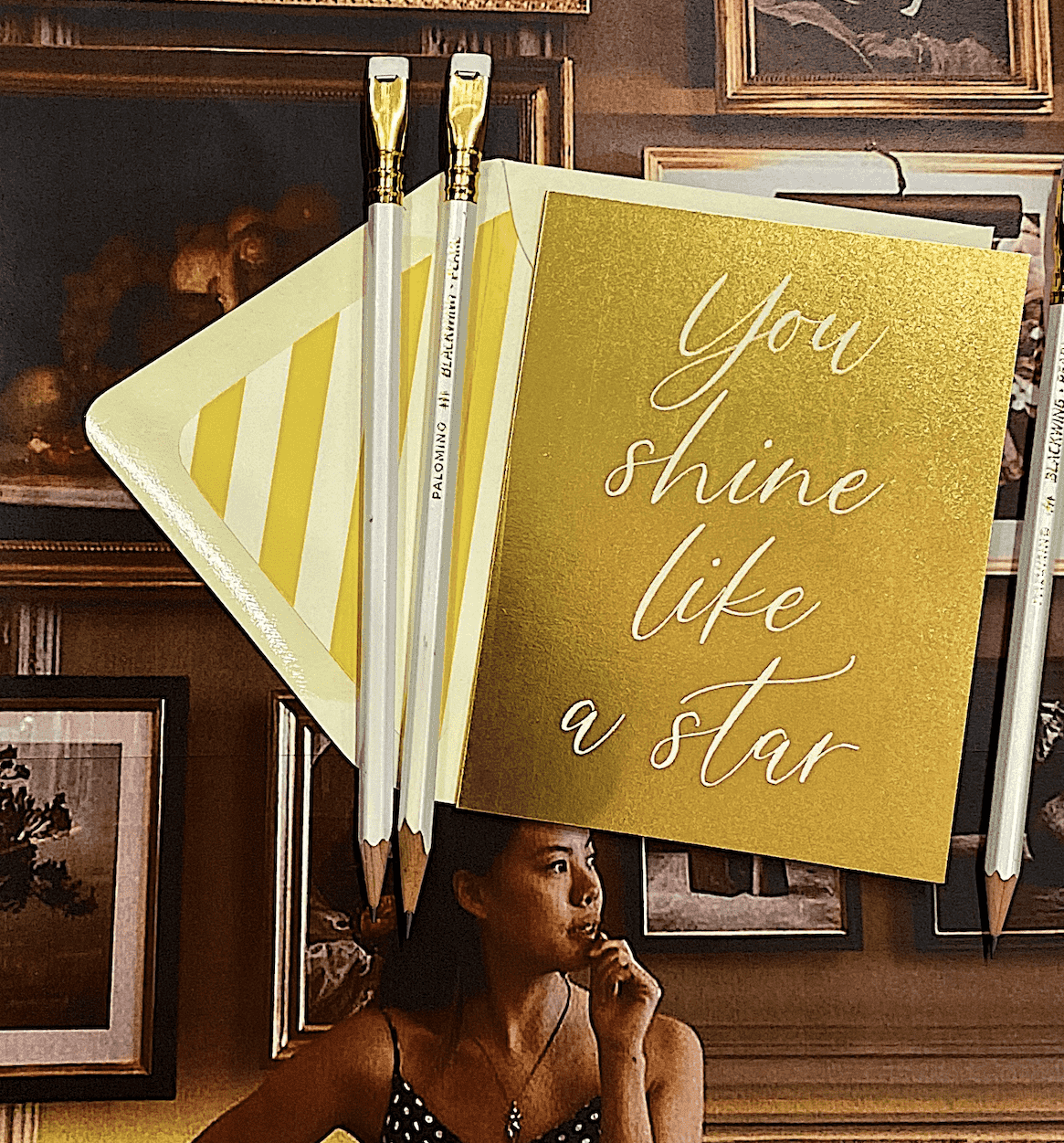 You Shine Like A Star Greeting Card - Single Folded Card or 8-Piece Boxed Set - Perfect for Birthdays, Anniversaries & Special Occasions