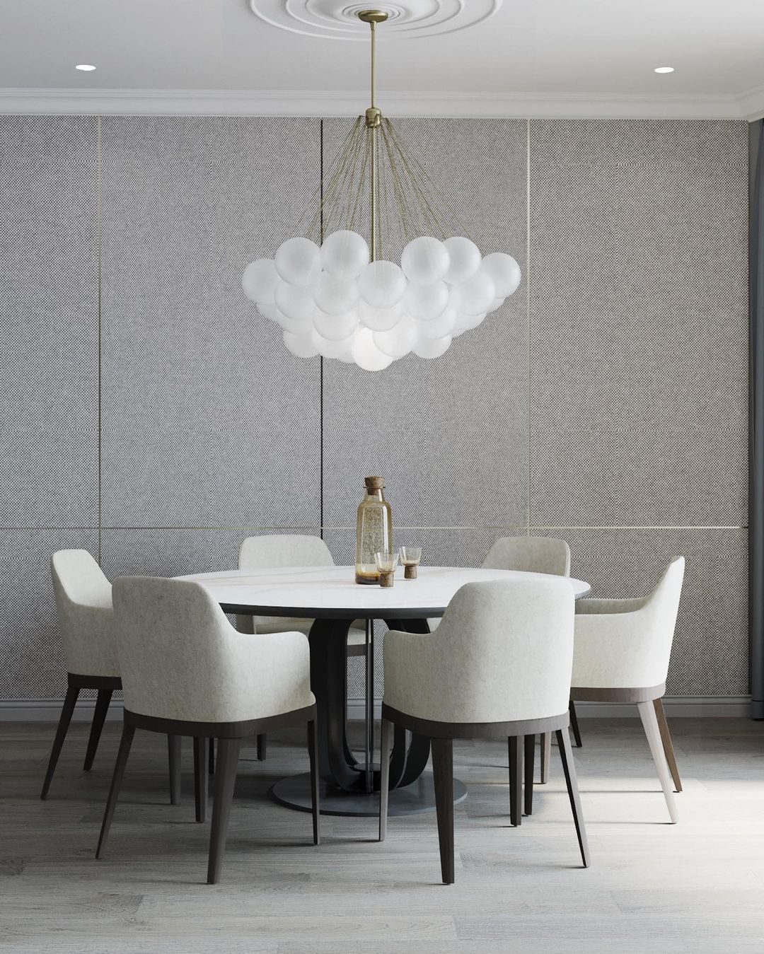 Elegant Bubble Chandelier - Modern Crystal Ceiling Light Fixture for Dining Room, Bedroom & Living Room Decor | Perfect for Home, Wedding & Event Lighting