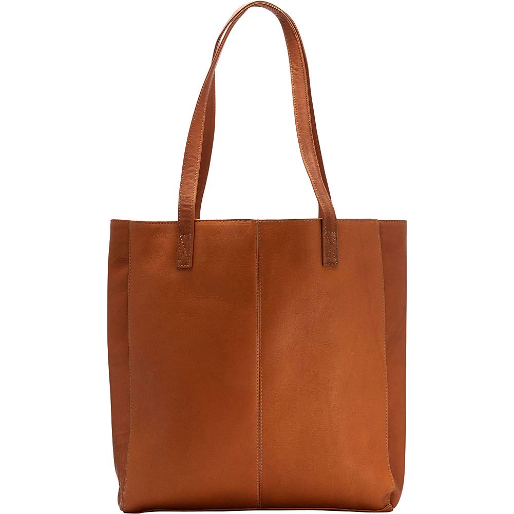 Premium Genuine Leather Tote Bag for Women - Le Donne Spruce Shopper with Dual Adjustable Straps (15