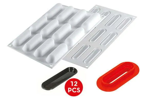 30-Cavity Silicone Finger Mold with Cutter - Perfect for DIY Chocolate, Candy, Soap & Resin Crafts - Baking, Party Favors & Home Decor