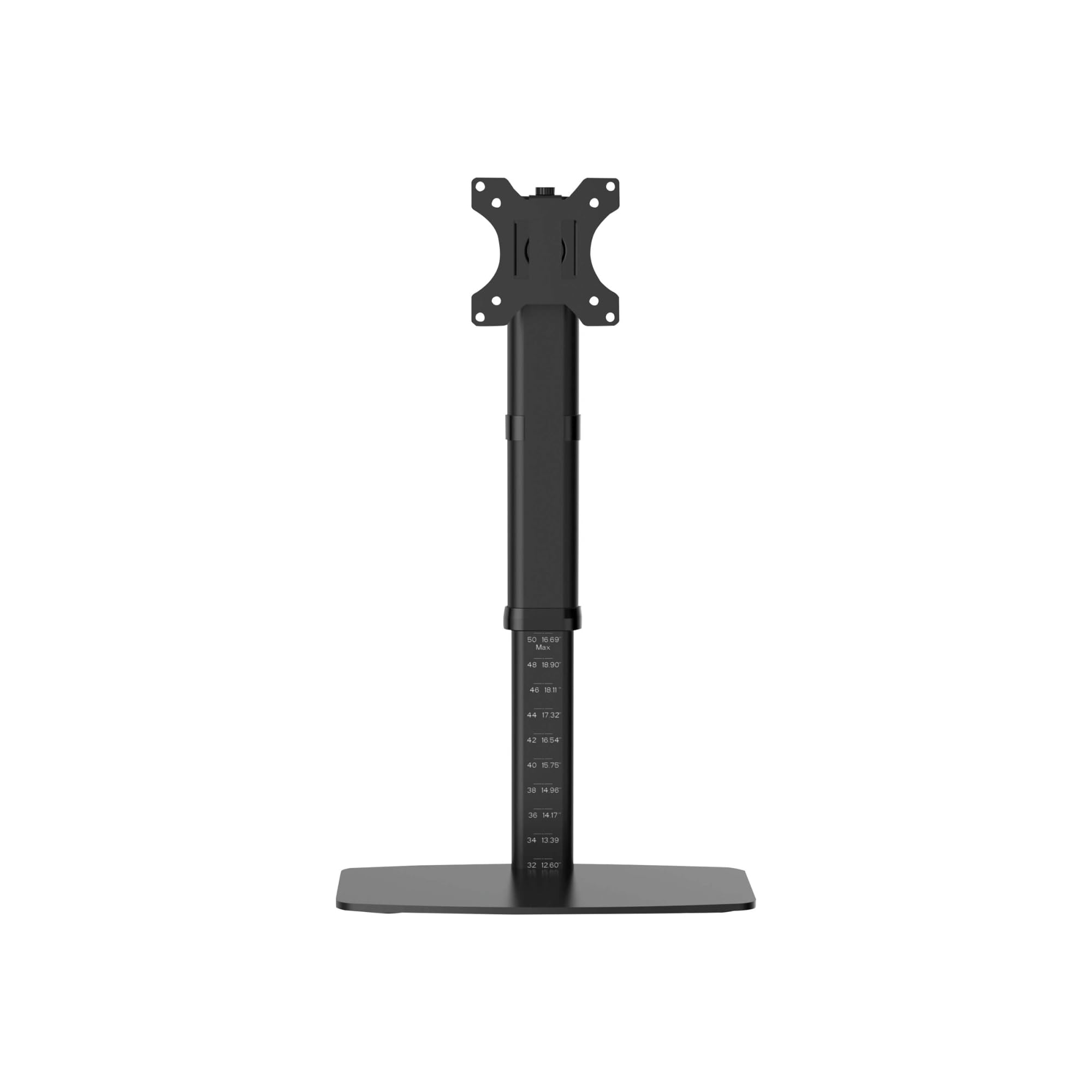 Tripp Lite Single-Display Monitor Stand - Height Adjustable for 17 to 27 Inch Monitors (DDV1727S) - Perfect for Home Office, Gaming Setup & Workspace Ergonomics
