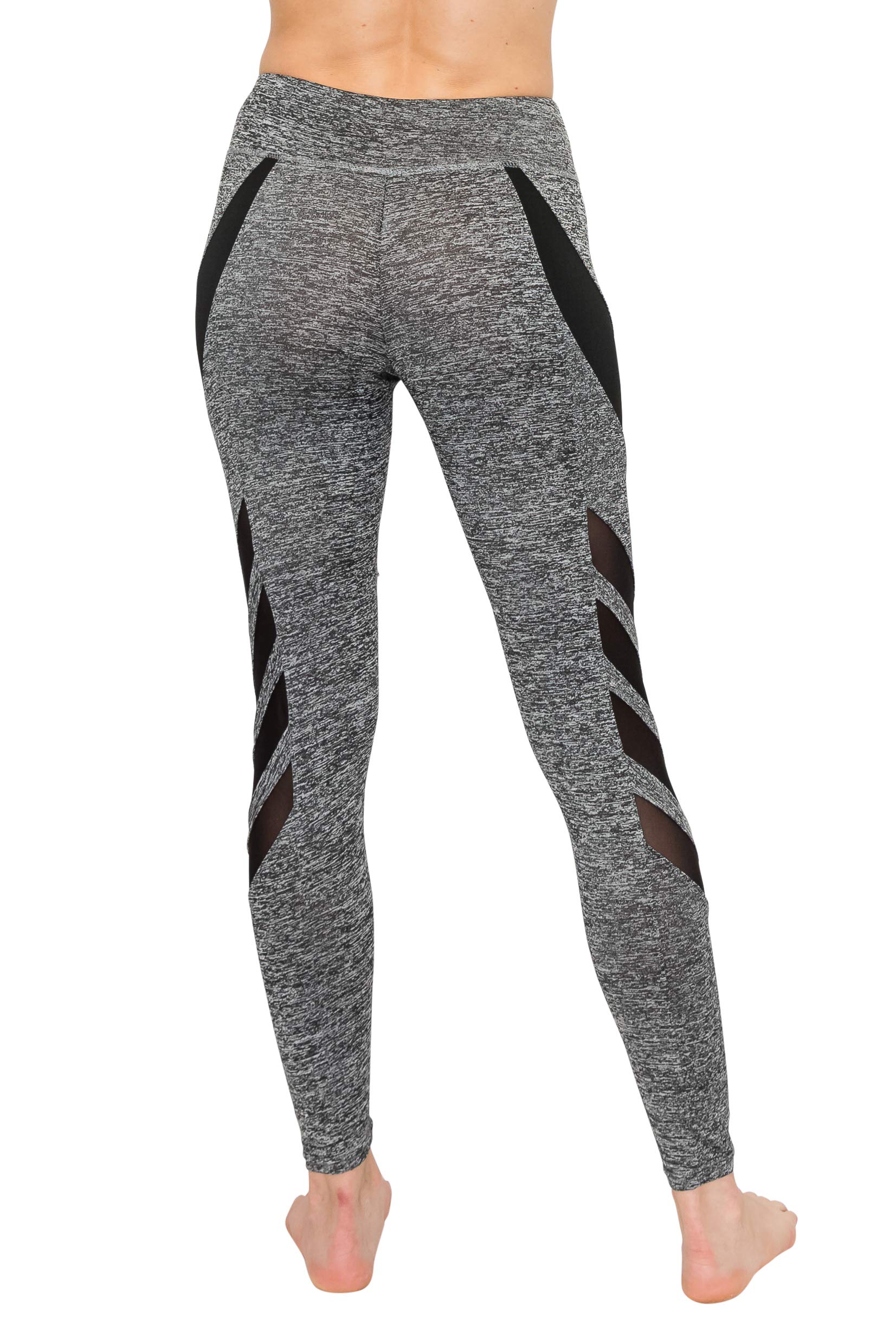 ALWAYS Women's High Waisted Yoga Pants - Breathable Mesh Stretchy Workout Leggings for Running, Gym & Lounge | Activewear Tights for Fitness & Casual Wear