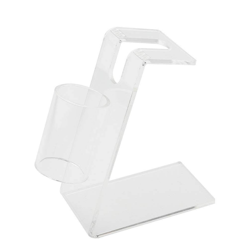 2PCS Clear Acrylic Tattoo Machine Stand Holder - Professional Tattoo Gun Rack Display Shelf for Tattoo Artists & Salon Use - Perfect for Organizing Tattoo Equipment in Studios & Home Tattoo Workstations