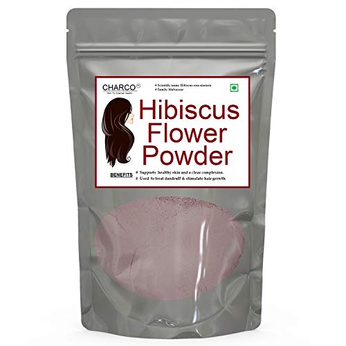 CHARCO - Organic Hibiscus Powder for Skin & Internal Health (100g) | Supports Glowing Skin, Digestion & Detox | Perfect for Smoothies, Teas & Wellness Drinks