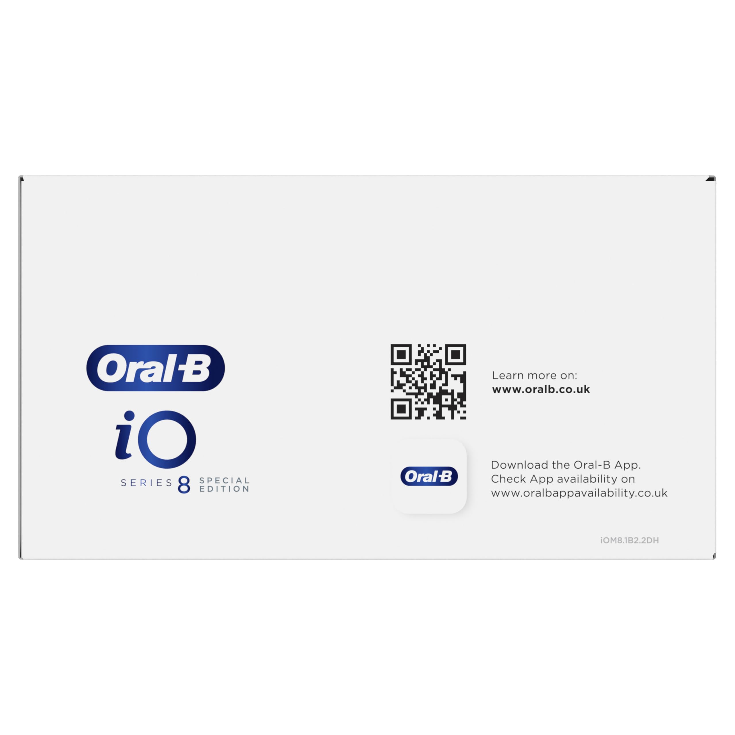 Oral-B iO8 Electric Toothbrush for Adults with Smart App Connectivity - 6 Cleaning Modes, Teeth Whitening, Includes 1 Ultimate Clean Brush Head & Magnetic Travel Pouch (2 Pin UK Plug) - Perfect for Home Use, Travel, and Professional Dental Care
