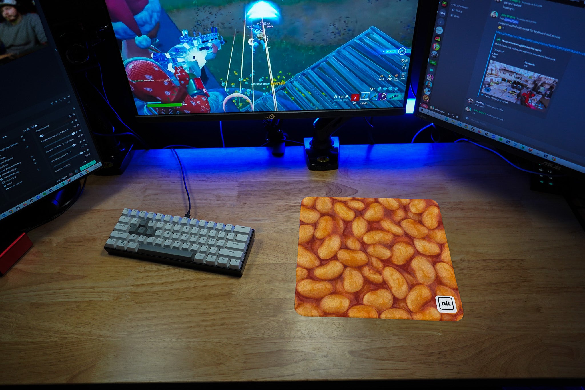 Ergonomic Beans-Shaped Mouse Pad - Non-Slip Gaming & Office Desk Mat for Computers & Laptops - Perfect for Work, Gaming & Home Office Use