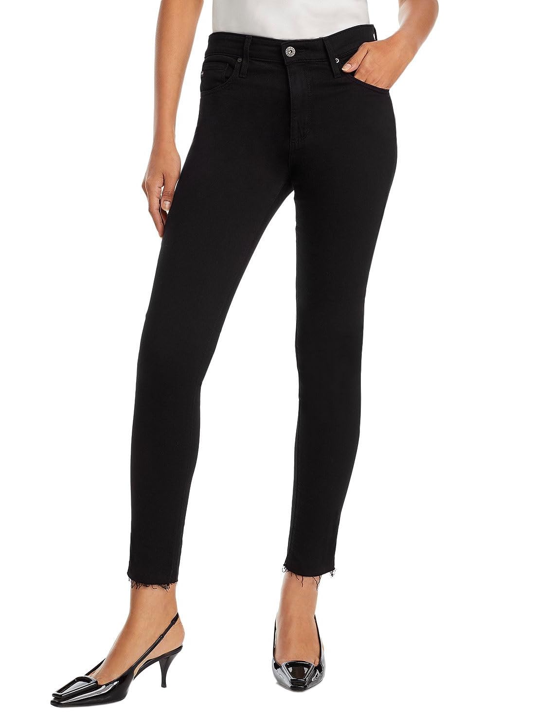 AG Adriano Goldschmied Women's The Farrah High Waist Skinny Jeans - Stretch Denim Pants for Casual Wear & Night Out