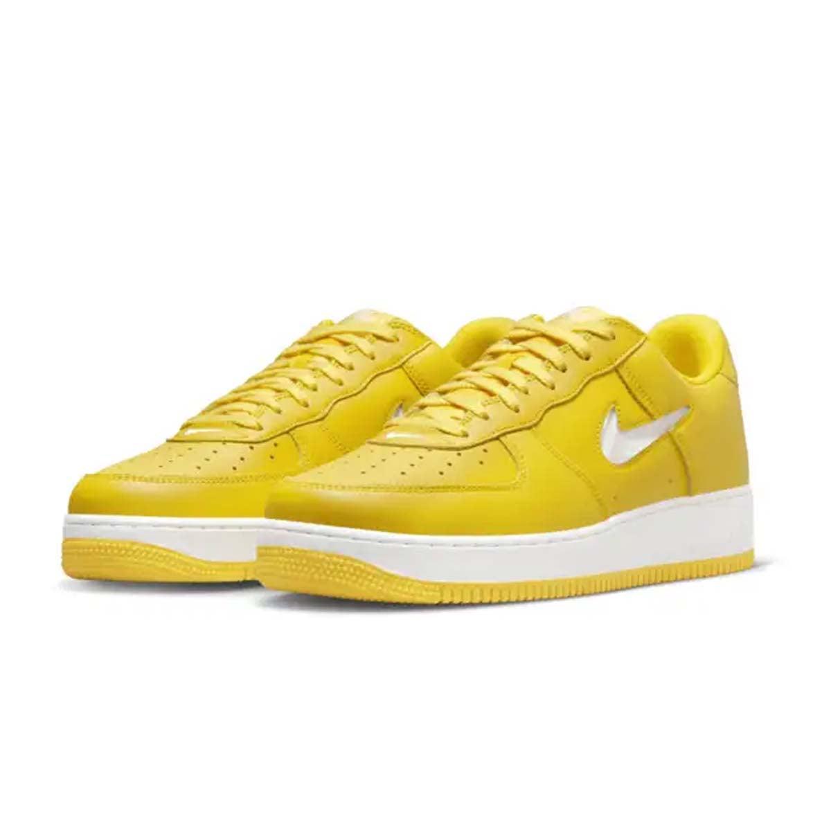 Nike Air Force 1 Low '07 Jewel Sneakers - Speed Yellow Limited Edition | Comfortable Basketball Shoes for Men & Women | Perfect for Casual Wear, Street Style & Sneaker Collection