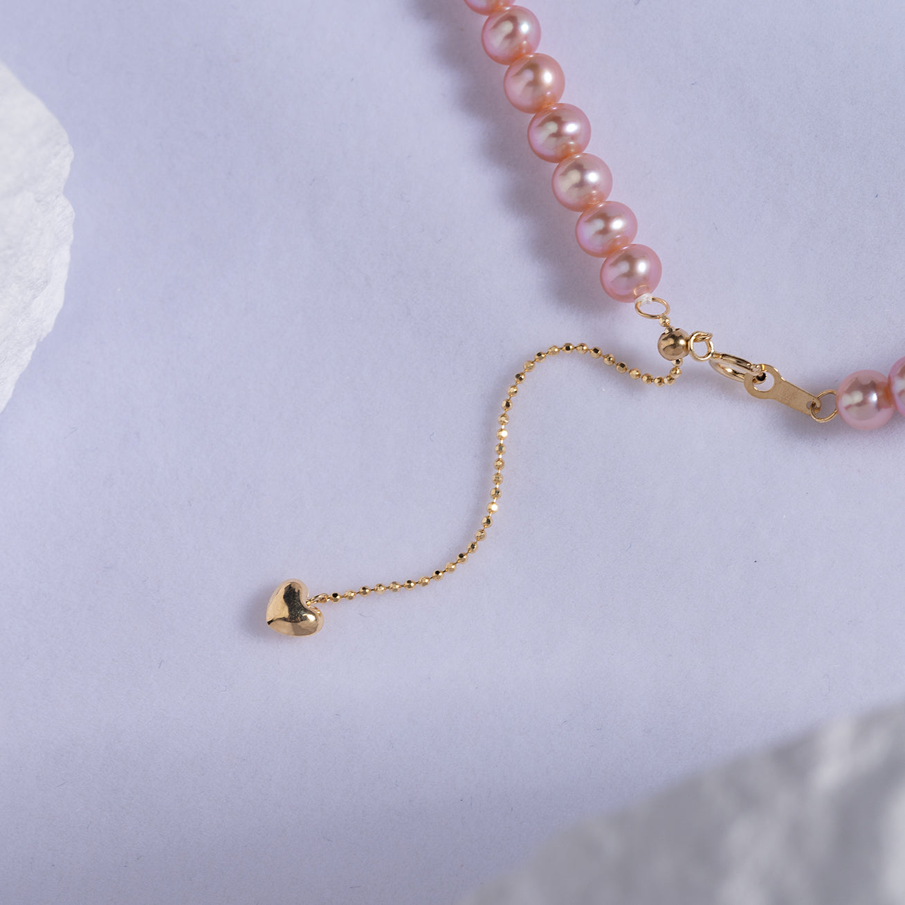 18K Solid Gold Freshwater Pearl Necklace for Women - Elegant Dainty Jewelry Gift for Birthday, Anniversary & Wedding - Perfect for Formal Events, Date Nights & Special Occasions