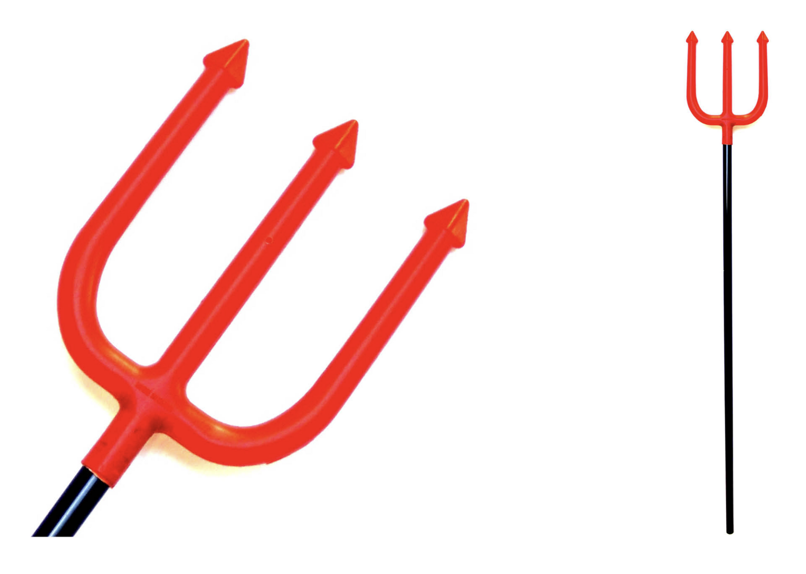 110cm Halloween Red Devil Trident Fork - Costume Party Accessory for Cosplay, Themed Events & Trick or Treating