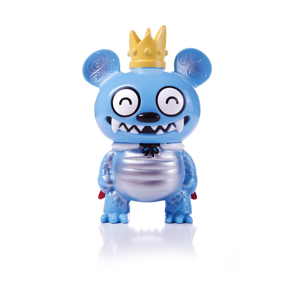 Bossy Bear Kaiju Blue (Happy Eyes) Strange Beast Collection - Cute Plush Toy for Kids, Gifts, and Anime Fans | Perfect for Birthday Presents, Room Decor, and Kawaii Collectibles