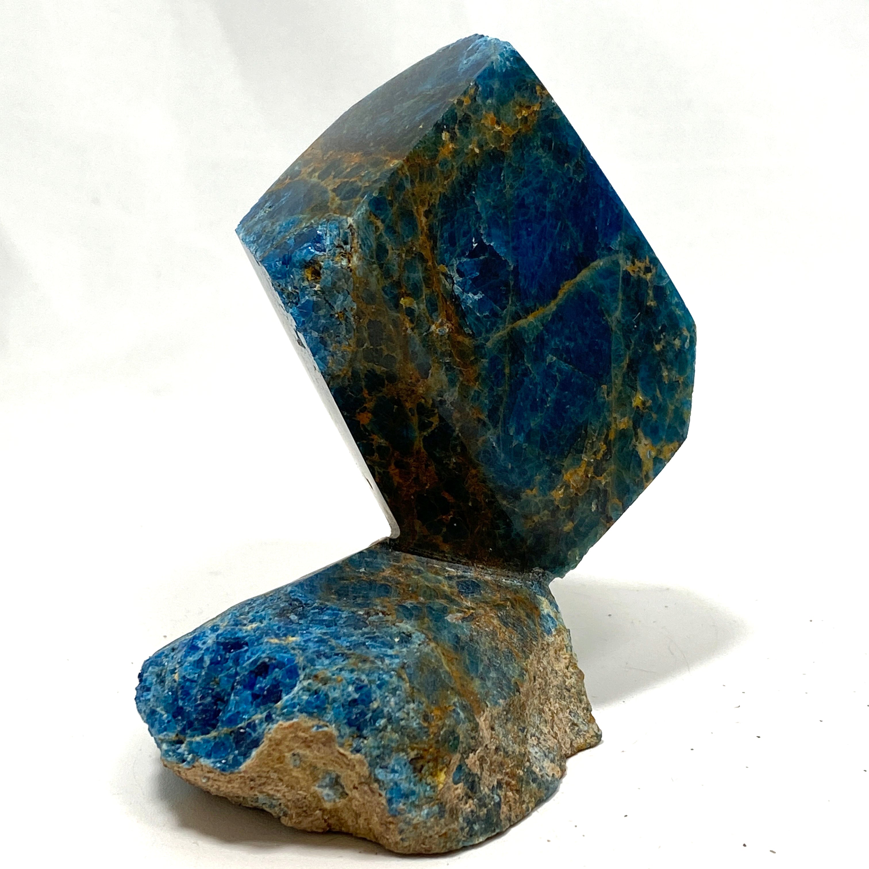 Natural Blue Apatite Freeform Stone - Healing Crystal for Meditation, Energy Work & Spiritual Growth - Perfect for Home Decor, Jewelry Making & Reiki Practice