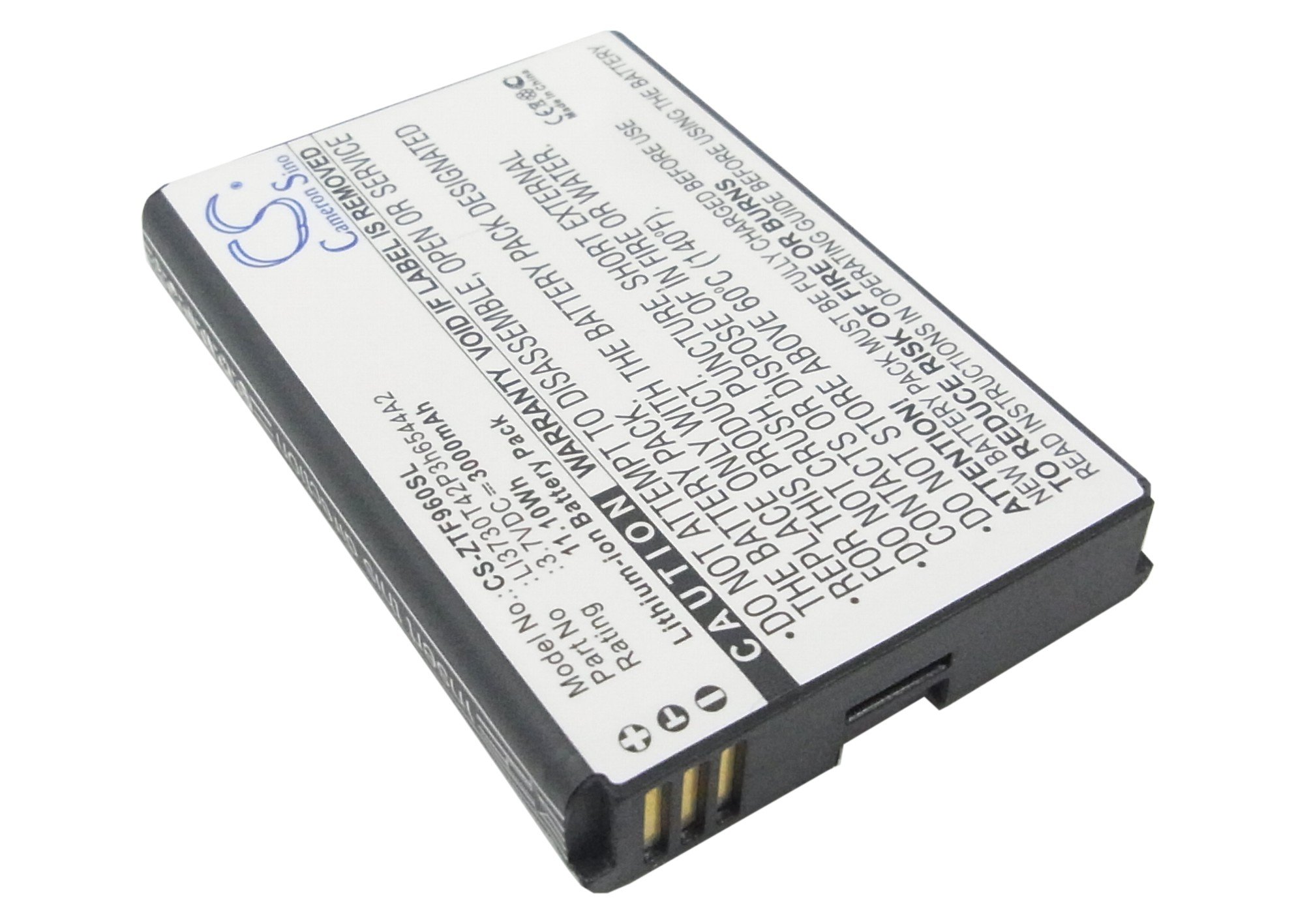 3000mAh Replacement Battery for T-Mobile MF96 Sonic 2.0 LTE Mobile Hotspot - Compatible with Sonic 2.0 4G LTE LI3730T42P3h6544A2 (3.7V) - Perfect for Travel, Remote Work & Backup Power