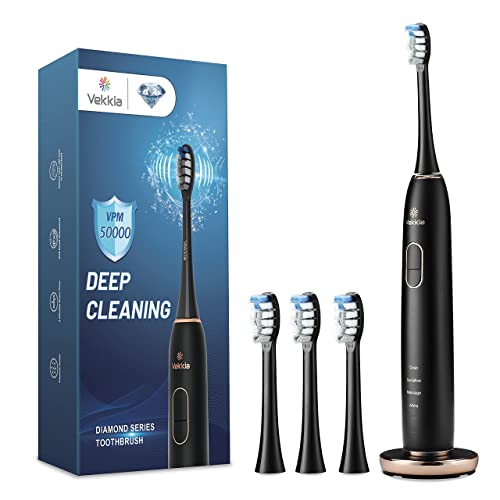 Vekkia Adult & Kids Toothbrushes Set - Soft Bristles for Gentle Cleaning - Save 10% on Bundle - Perfect for Family Oral Care at Home & Travel
