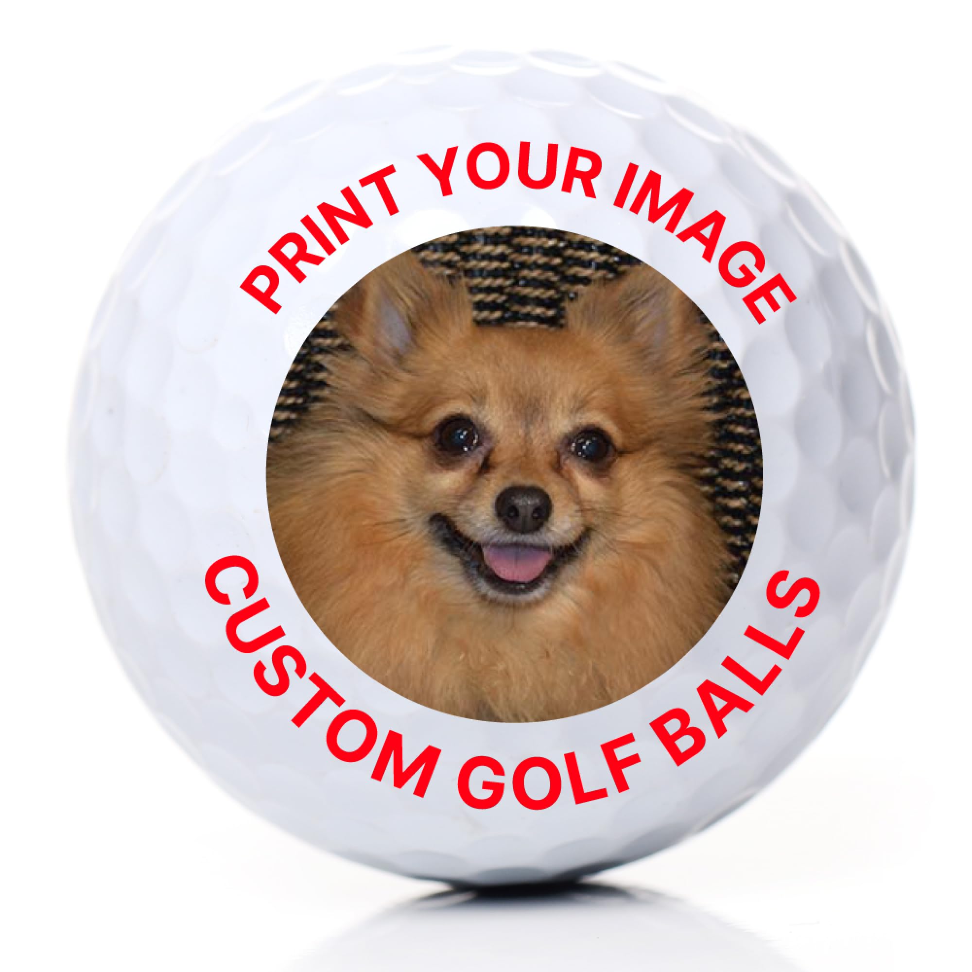 Custom Golf Balls with Logo, Photo or Text - Personalized Golf Balls for Men | Bulk 3, 12, 24, 96 Pack Sleeves | Great for Golf Tournaments, Corporate Gifts & Special Occasions