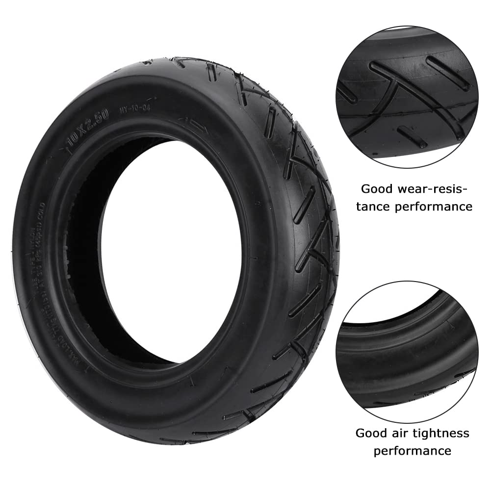 **10x2.5 Inch Electric Scooter Replacement Tire - Inflatable Drive Tyre for Balance Scooters | Perfect for Commuting & Outdoor Riding**