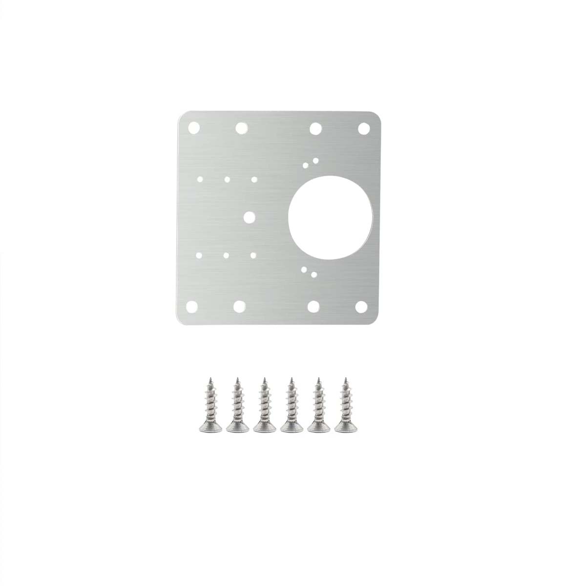 1 Pcs Kitchen Cabinet Door Hinges Repair Plate Brackets Kit with Fixing Screws - Easy DIY Installation for Cupboard, Wardrobe & Furniture Repair
