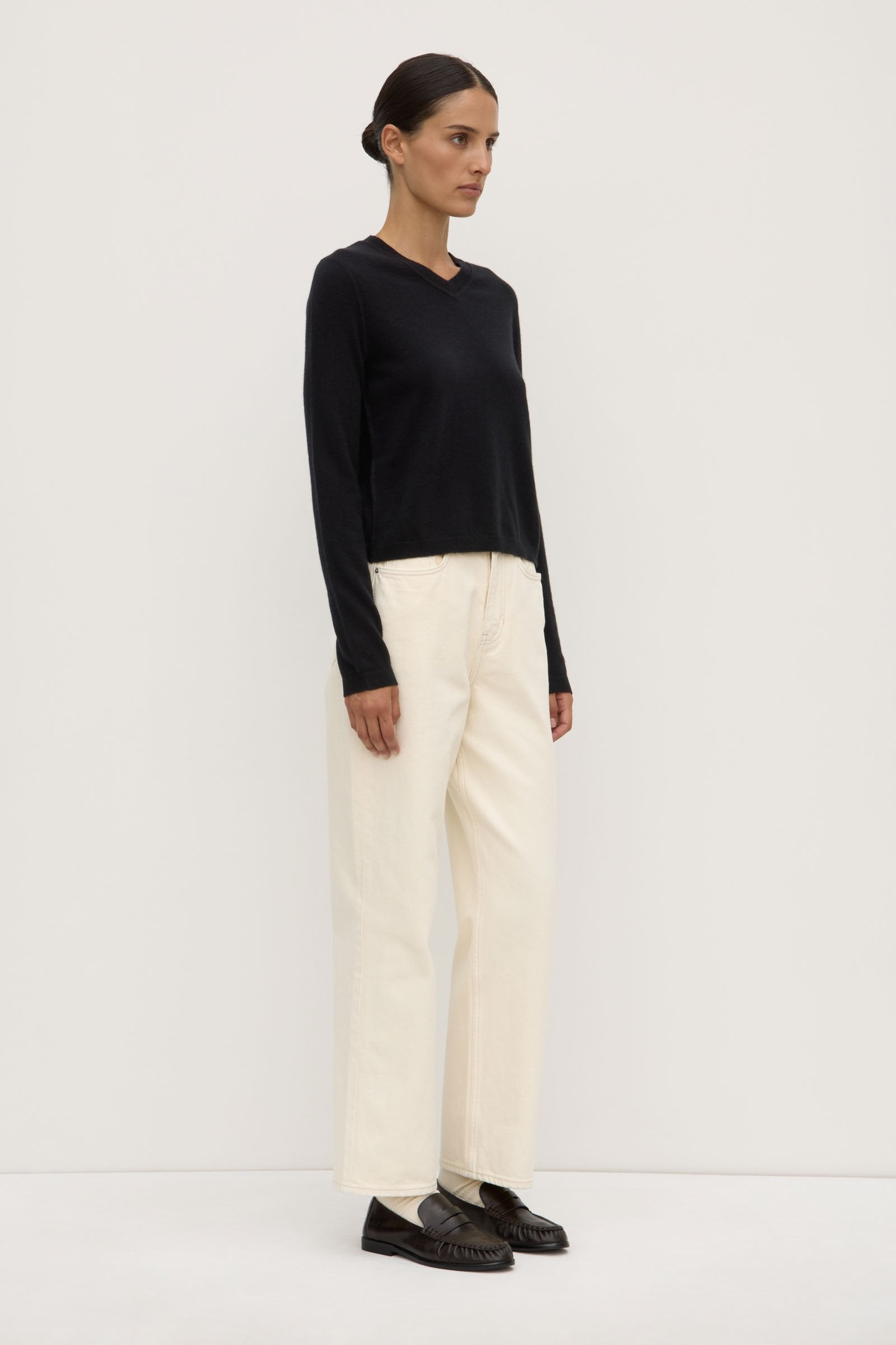Solene Women's Soft Cashmere Knit Top - Cozy & Elegant Sweater for Fall & Winter - Perfect for Office, Date Night & Casual Wear
