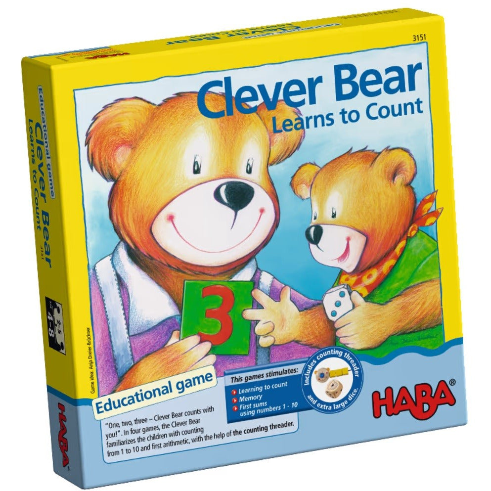 Clever Bear Learns to Count - Educational Counting Book for Kids | Fun Math Learning for Toddlers & Preschoolers | Perfect for Homeschooling & Classroom Activities