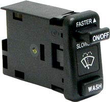 PAI Wiper Control Switch 450555 - Universal Windshield Wiper Switch for Cars & Trucks - Perfect for Rainy Weather & Off-Road Driving