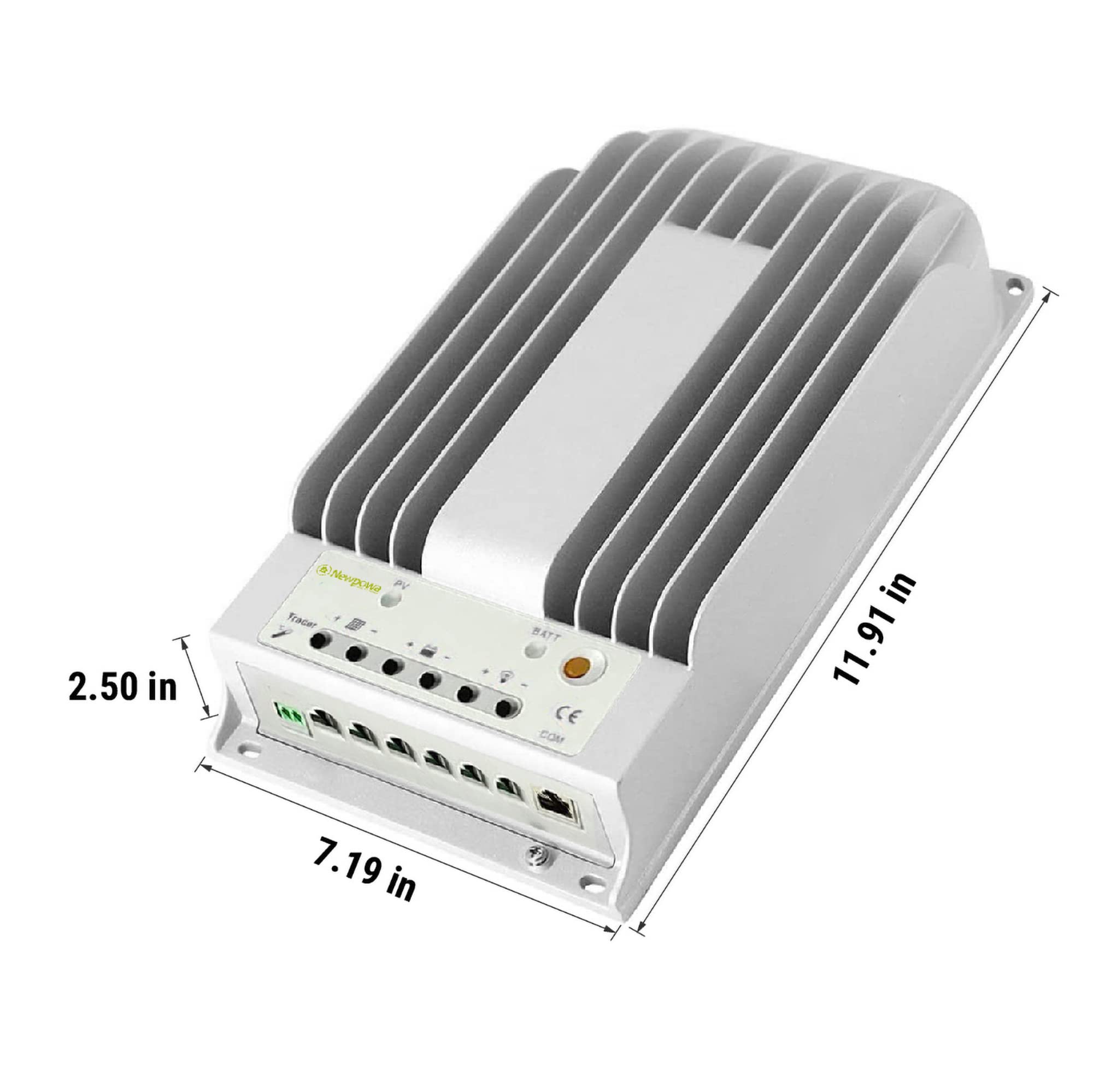 Newpowa MPPT Solar Charge Controller 12V/24V for RV & Off-Grid Power