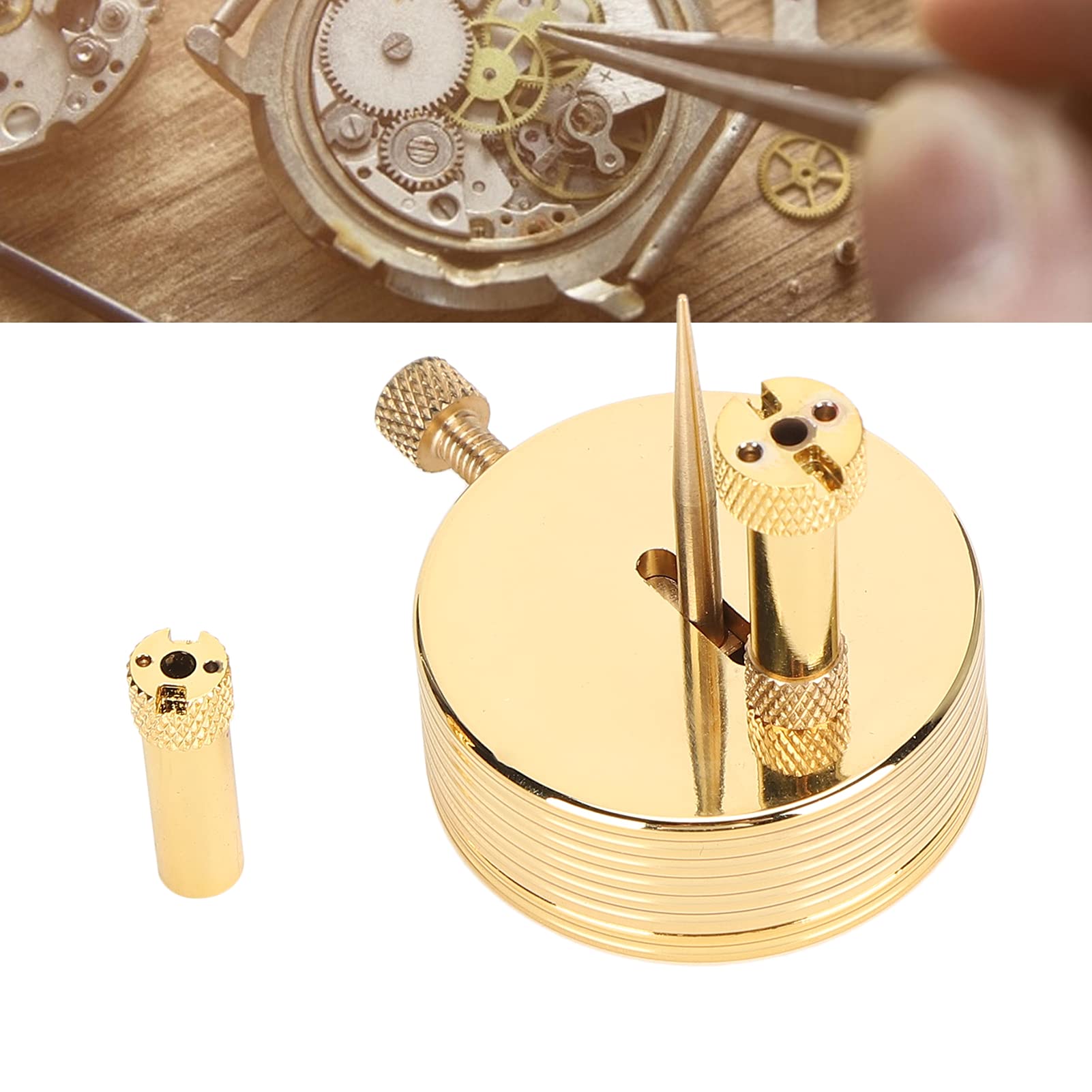ZJchao Alloy Watch Hairspring Support Stand - Professional Watch Repair Tool for Balance Wheel & Movement | Precision Watchmaker Tool for Watch Repair & Maintenance