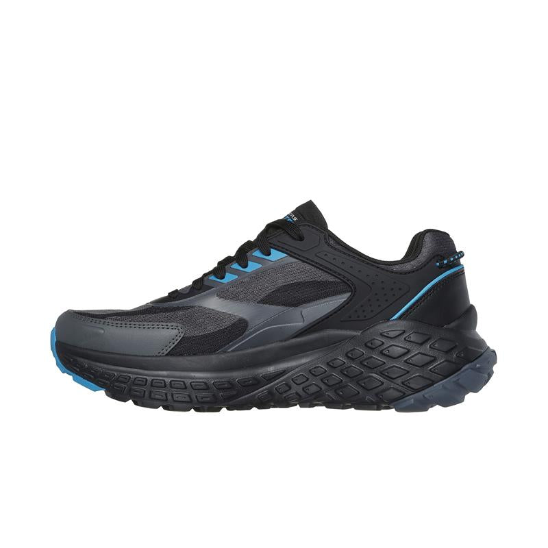 SKECHERS MONSTER EVO Performance Running Shoes for Men - Lightweight & Comfortable Sneakers (232743/BKGB) - Perfect for Jogging, Gym Workouts & Daily Wear