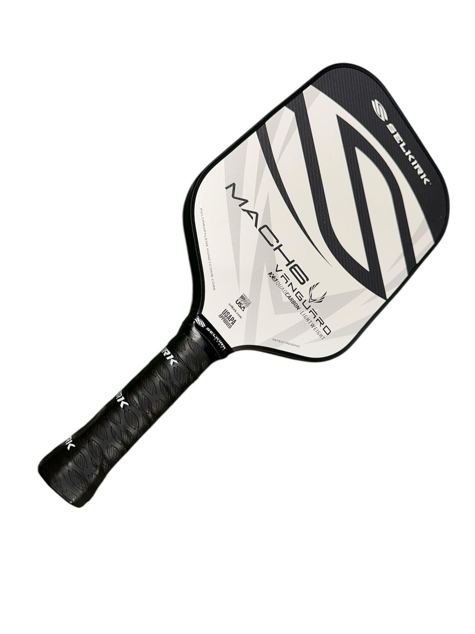 Selkirk Vanguard Hybrid Mach6 Lightweight Pickleball Paddle - Black Frost | Perfect for Competitive Play & Outdoor Games