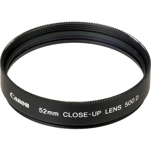 Canon 52mm Close-Up Lens 500D - High-Quality Macro Photography Lens for DSLR & Mirrorless Cameras - Perfect for Nature, Jewelry & Product Photography