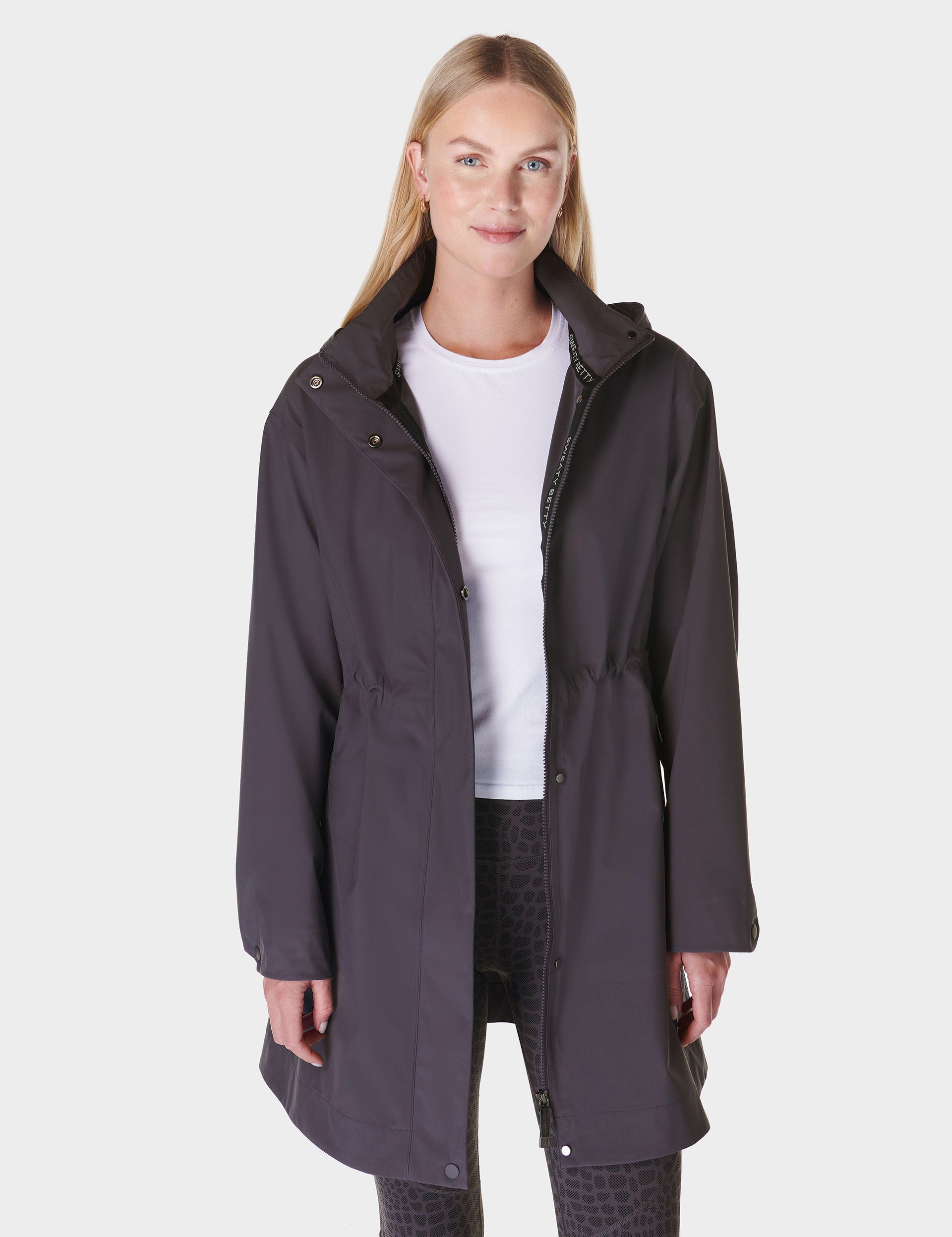 Waterproof Parka Jacket for Men & Women - Urban Grey Outdoor Raincoat for Hiking, Camping & Daily Wear